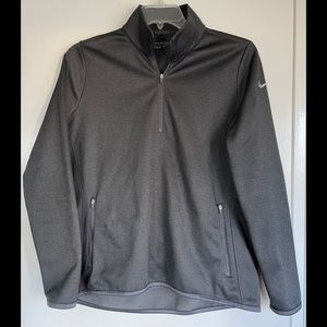 Nike Golf Therma-Fit 1/4 Zip Fleece Performance Shirt XL Gray